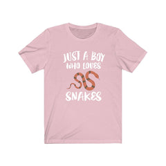 Just A Boy Who Loves Snakes Shirt - snake print design