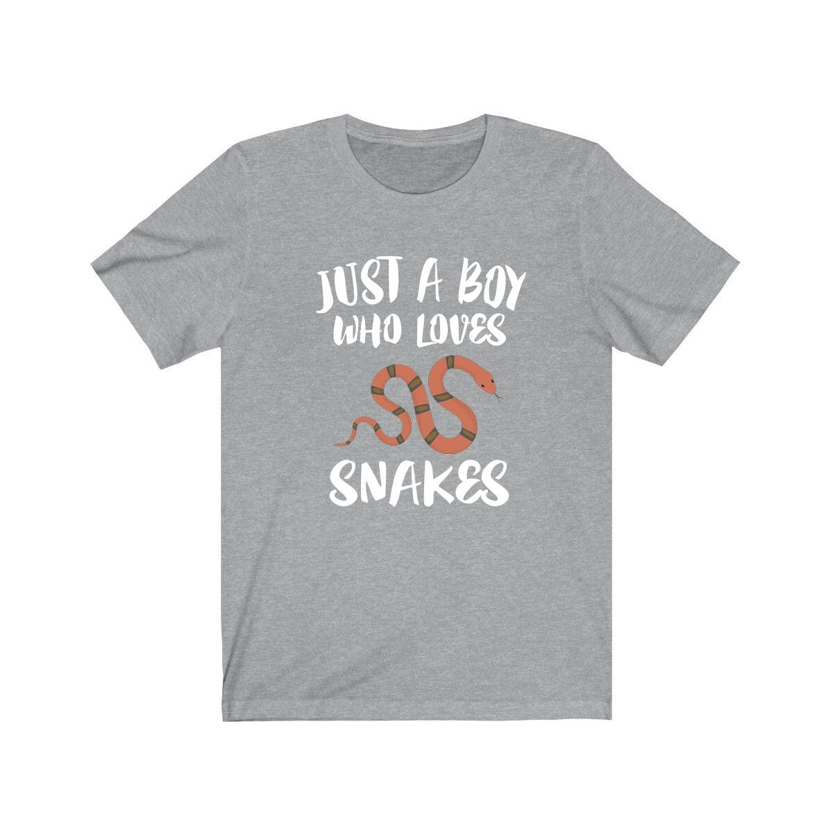 Just A Boy Who Loves Snakes Shirt, Snake Lover Shirt, Snake Shirt, Snake Lover Gift, Animal Adult Kids T-Shirt Image 3