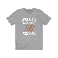 Just A Boy Who Loves Snakes Shirt - snake print design