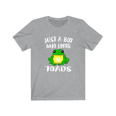 Just A Boy Who Loves Toads Frog Shirt - toad print design