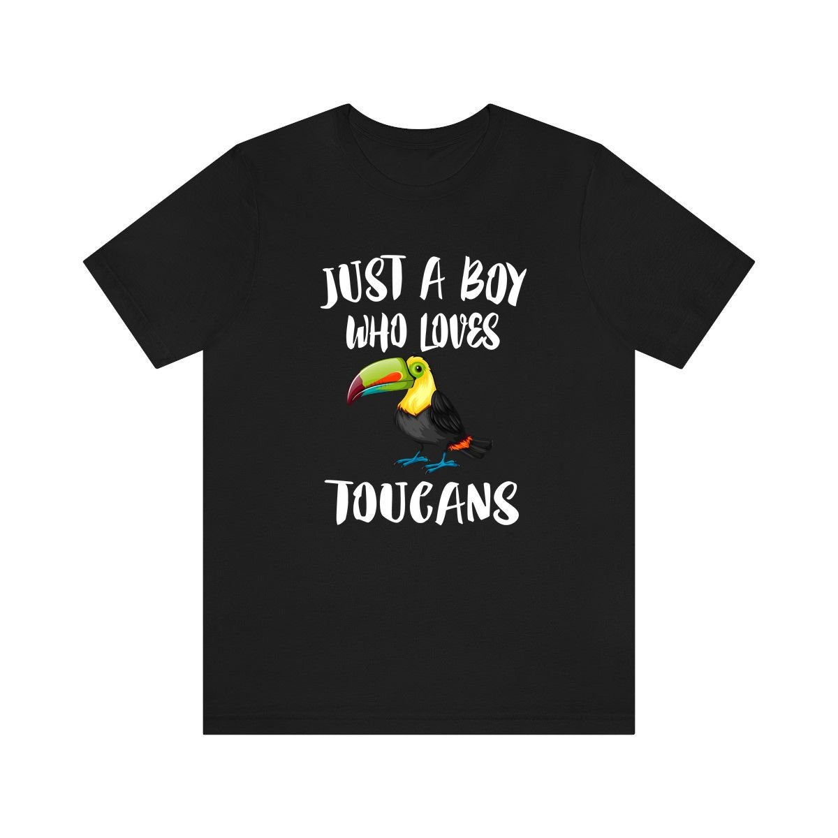 Just A Boy Who Loves Toucans Birds Shirt, Toucan Lover Shirt, Birding Shirt, Toucan Lover Gift, Animal Adult Kids T-Shirt Image 2