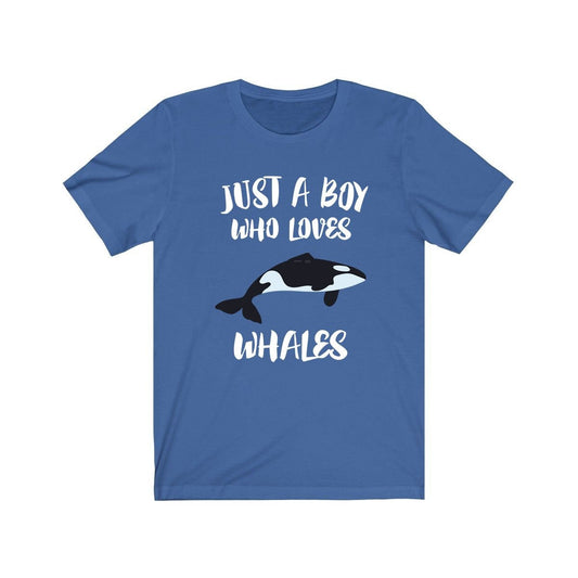Just A Boy Who Loves Orcas Whales Shirt, Orca Lover Shirt, Whale Shirt, Whale Lover Gift, Animal Adult Kids T-Shirt Image 1