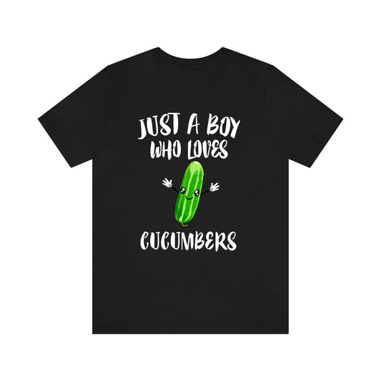Just A Boy Who Loves Cucumbers Shirt - cucumber print design