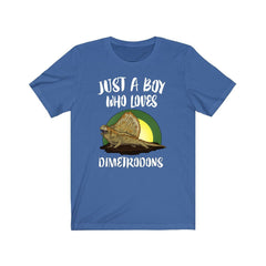 Just a boy who loves dimetrodons prehistoric synapsid lover tee