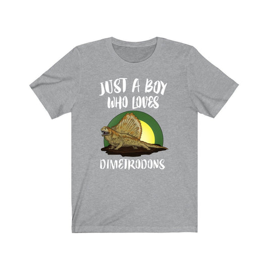 Just a boy who loves dimetrodons prehistoric synapsid lover tee