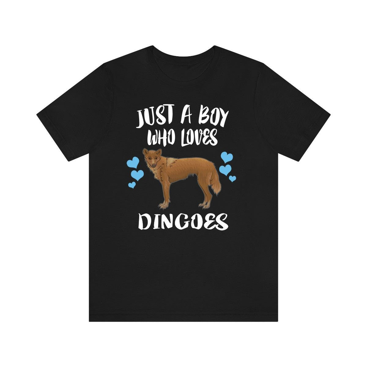 Just A Boy Who Loves Dingoes Dogs Shirt, Dog Lover Shirt, Dingo Shirt, Dingo Gift, Animal Adult Kids T-Shirt Image 1