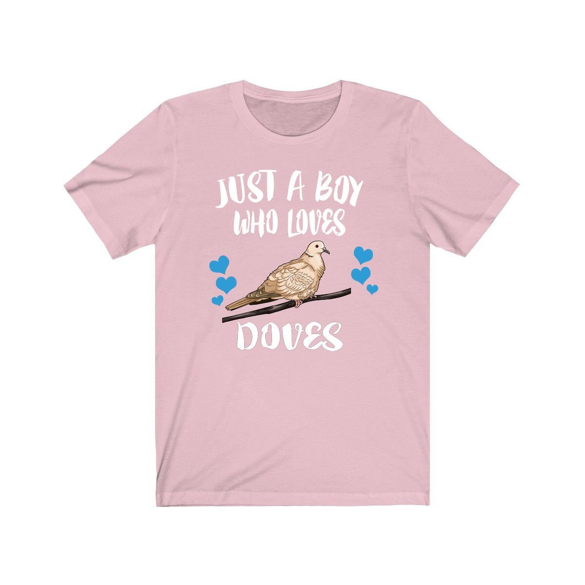 Just A Boy Who Loves Doves Birds Shirt, Dove Lover Shirt, Birding Shirt, Bird Gift, Animal Adult Kids T-Shirt Image 4