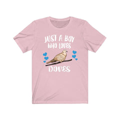 Just A Boy Who Loves Doves Birds Shirt - dove print design