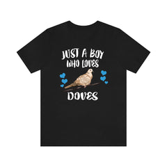 Just A Boy Who Loves Doves Birds Shirt - dove print design