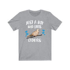 Just A Boy Who Loves Doves Birds Shirt - dove print design