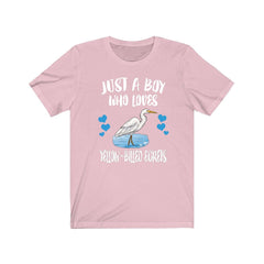 Yellow-Billed Egret T-Shirt for Boys - yellow-billed egret print design