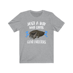 Just a boy who loves giant anteaters South American mammal tee