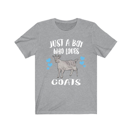 Just A Boy Who Loves Goats Shirt - goat print design