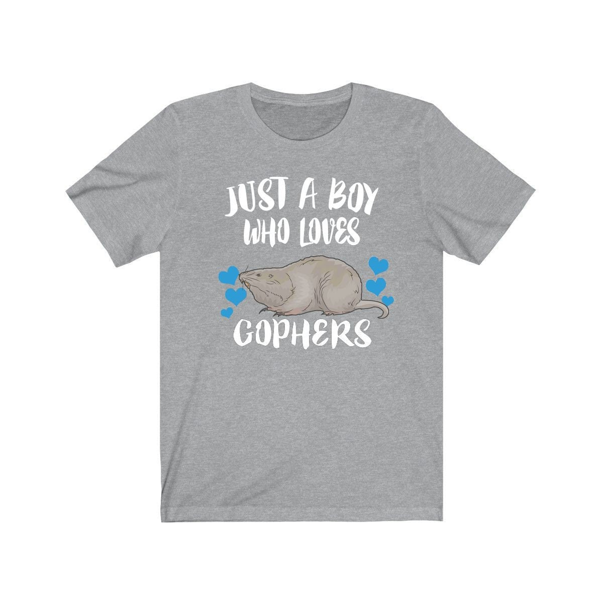 Just A Boy Who Loves Gophers Shirt, Gopher Lover Shirt, Gopher Shirt, Gopher Gift, Animal Adult Kids T-Shirt Image 2