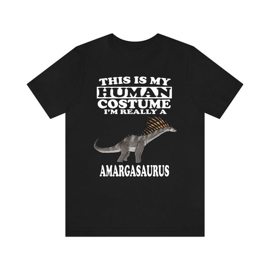 This Is My Human Costume I'm Really An Amargasaurus Shirt - Amargasaurus print design