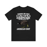 This Is My Human Costume I'm Really An American Coot Bird Shirt, American Coot Lover Shirt, Birding Shirt, Bird Lover Gift, Animal Gift Image 2