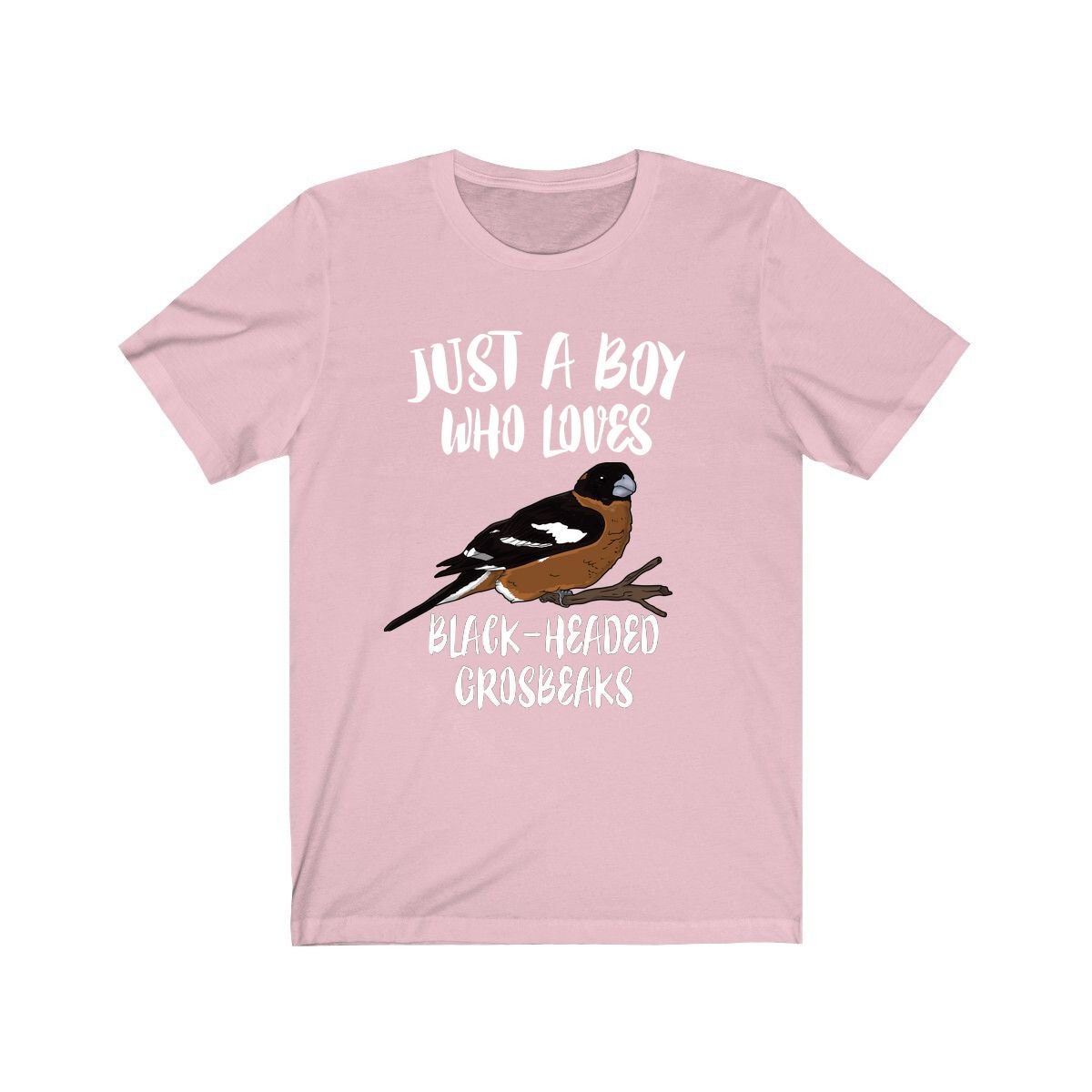 Just A Boy Who Loves Grosbeaks Bird Shirt, Grosbeak Lover Shirt, Birding Shirt, Bird Lover Gift, Animal Adult Kids T-Shirt Image 4