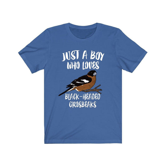 Just A Boy Who Loves Grosbeaks Birds Shirt - grosbeak print design