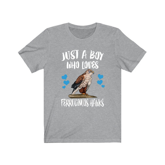 Boy Who Loves Ferruginous Hawks Birds Shirt - Ferruginous Hawk print design