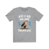 Just A Boy Who Loves Ferruginous Hawks Shirt, Ferruginous Hawk Lover Shirt, Birding Shirt, Hawk Lover Gift, Animal Adult Kids T-Shirt Image 2