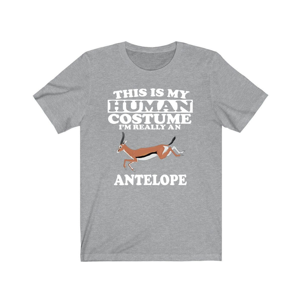 This Is My Human Costume I'm Really An Antelope Shirt, Antelope Lover Shirt, Antelope Shirt, Antelope Lover Gift, Animal Gift Image 3