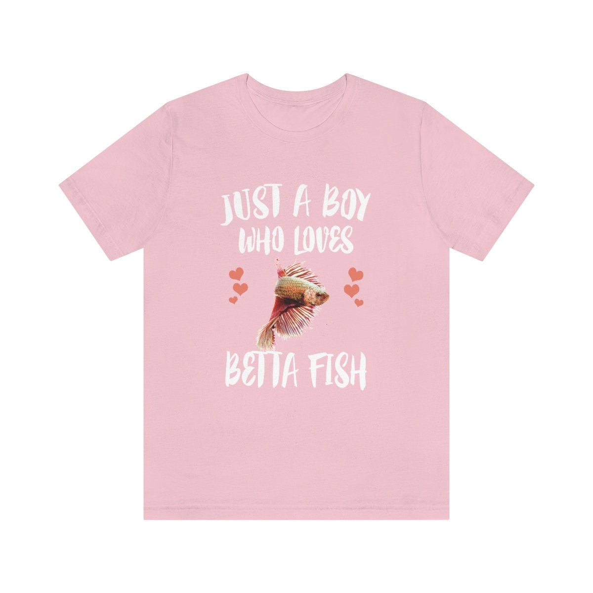 Just A Boy Who Loves Betta Fish Shirt, Betta Fish Lover Shirt, Betta Fish Shirt, Betta Fish Lover Gift, Animal Adult Kids T-Shirt Image 4