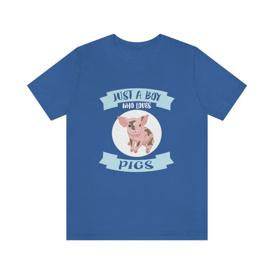Just A Boy Who Loves Pigs Shirt - pig print design