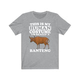 This Is My Human Costume I'm Really A Banteng Cow Shirt, Banteng Lover Shirt, Banteng Shirt, Banteng Lover Gift, Animal Gift Image 3