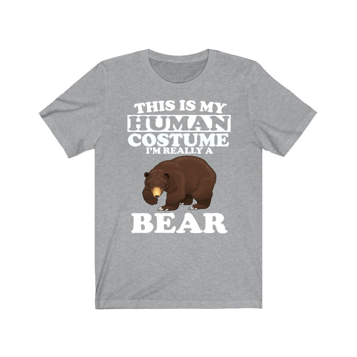 This Is My Human Costume I'm Really A Bear Shirt, Bear Lover Shirt, Bear Shirt, Bear Lover Gift, Animal Gift Image 2