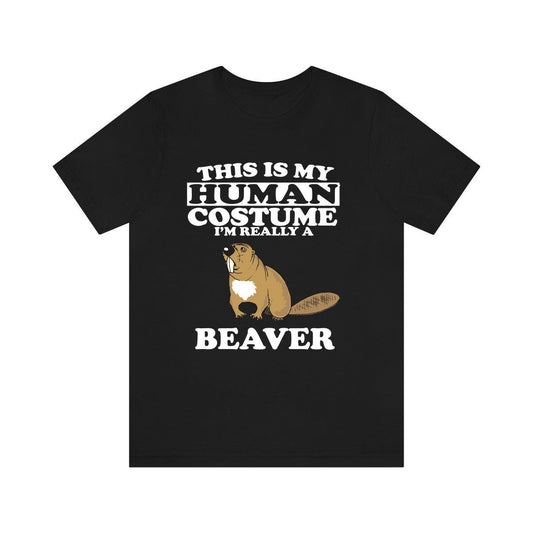 This is my human costume I am really a beaver wetland engineer tee