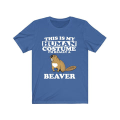 This is my human costume I am really a beaver wetland engineer tee