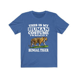 This Is My Human Costume I'm Really A Bengal Tiger Shirt, Bengal Tiger Lover Shirt, Tiger Shirt, Tiger Lover Gift, Animal Gift Image 3