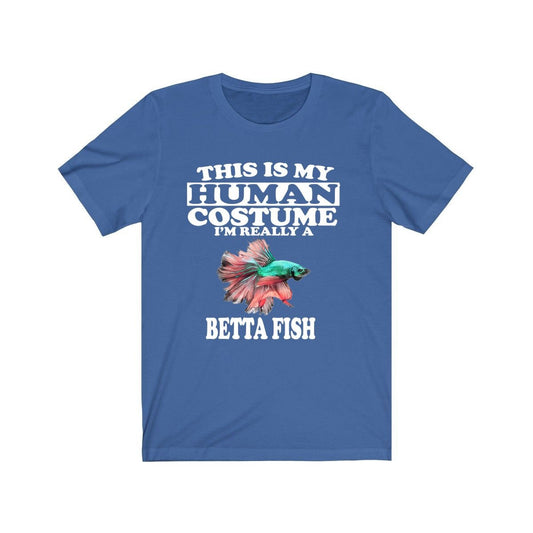 This Is My Human Costume I'm Really A Betta Fish Shirt - Betta fish print design