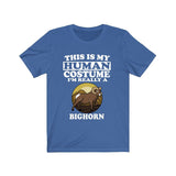 This Is My Human Costume I'm Really A Bighorn Sheep Shirt, Bighorn Lover Shirt, Bighorn Shirt, Bighorn Lover Gift, Animal Gift Image 1
