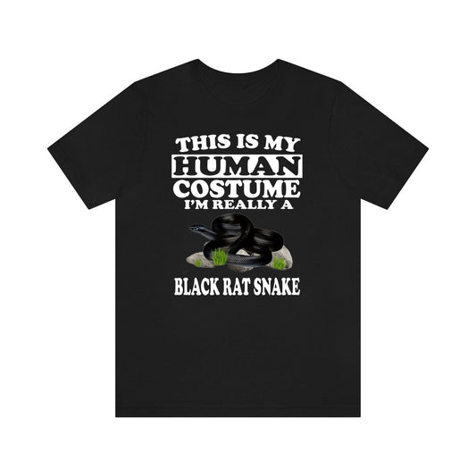 This Is My Human Costume I'm Really A Black Rat Snake Shirt - Black Rat Snake print