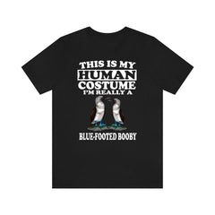 Blue-Footed Booby Human Costume Shirt - blue-footed booby print design