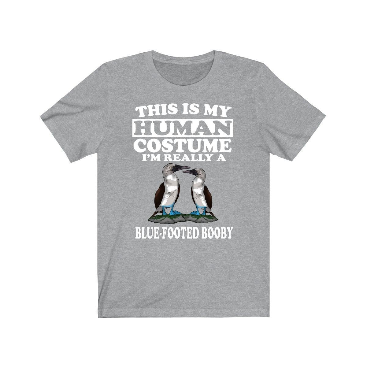 This Is My Human Costume I'm Really A Blue-footed Booby Shirt, Bird Lover Shirt, Birding Shirt, Bird Lover Gift, Animal Gift Image 3