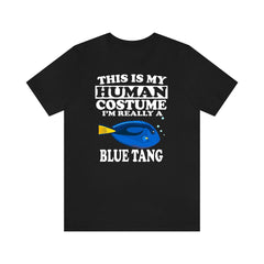 Blue Tang Human Costume Shirt - blue tang print design