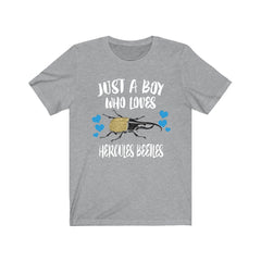 Just A Boy Who Loves Hercules Beetles Shirt - Hercules Beetle print design