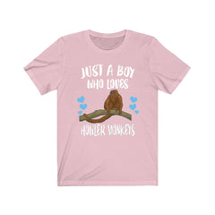 Just a boy who loves howler monkeys tropical rainforest primate tee