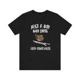 Just A Boy Who Loves Golden-crowned Kinglets Shirt, Kinglet Lover Shirt, Birding Shirt, Bird Shirt, Animal Adult Kids T-Shirt Image 1