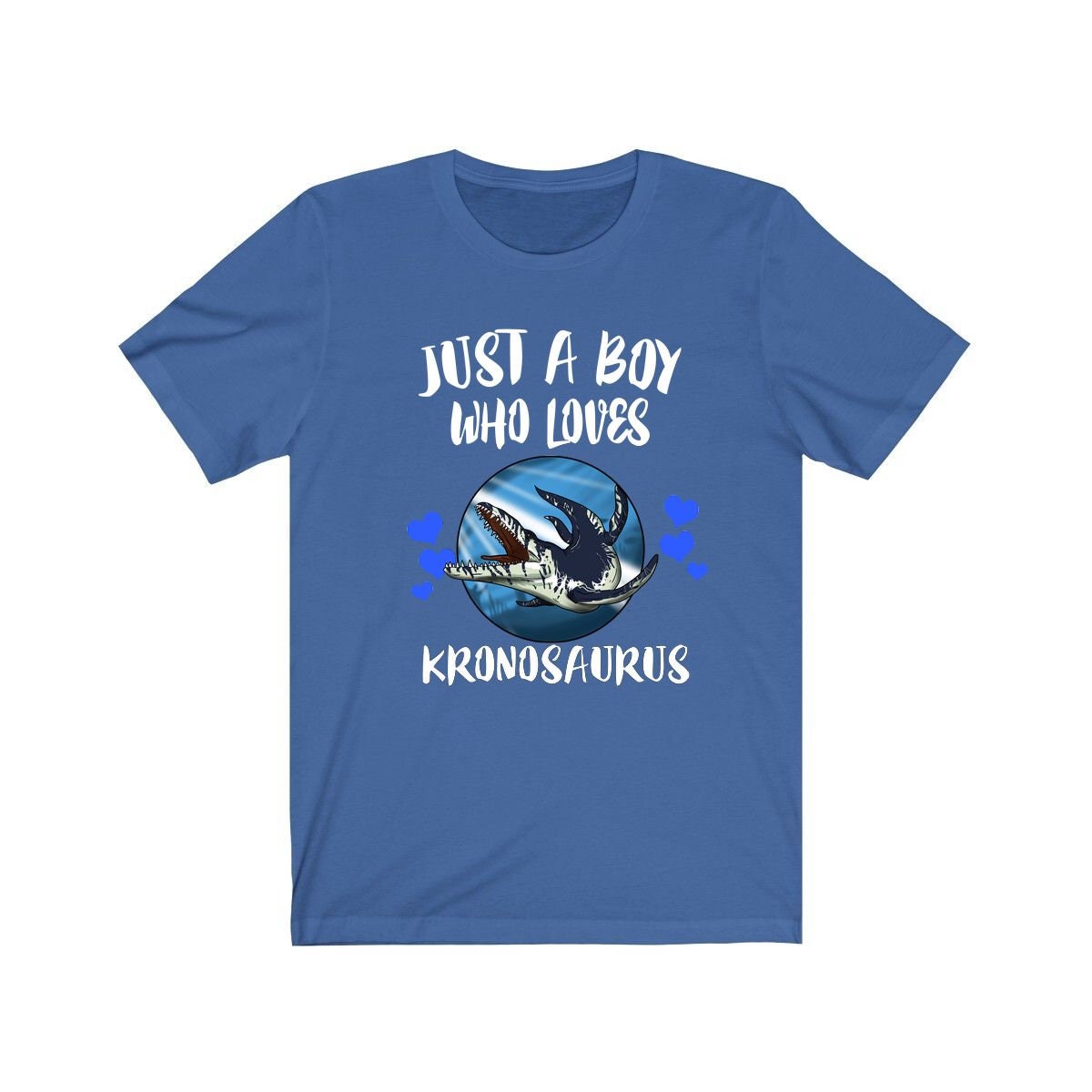Just A Boy Who Loves Kronosaurus Dinosaur Shirt, Dinosaur Lover Shirt, Kronosaurus Shirt, Dinosaur Shirt, Animal Adult Kids T-Shirt Image 3