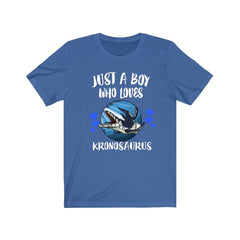 Just A Boy Who Loves Kronosaurus Shirt - Kronosaurus print design