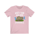 Just A Boy Who Loves Lemmings Shirt, Lemming Lover Shirt, Lemming Shirt, Lemming Shirt, Animal Adult Kids T-Shirt Image 4