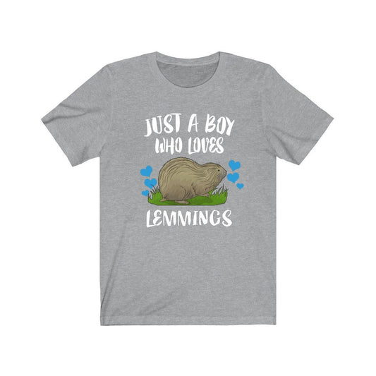 Just a boy who loves lemmings Arctic tundra rodent tee