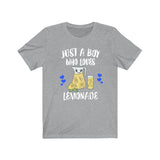 Just A Boy Who Loves Lemonade Drink Shirt, Lemonade Lover Shirt, Lemonade Shirt, Animal Adult Kids T-Shirt Image 2