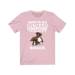 This Is My Human Costume I'm Really A Boxer Dog Shirt - Boxer print design
