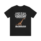 This Is My Human Costume I'm Really A Brachiosaurus Shirt, Dinosaur Lover Shirt, Dinosaur Shirt, Dinosaur Lover Gift, Animal Gift Image 1