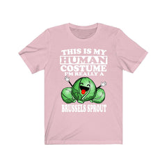 This Is My Human Costume I'm Really A Brussels Sprout Shirt - brussels sprout print design