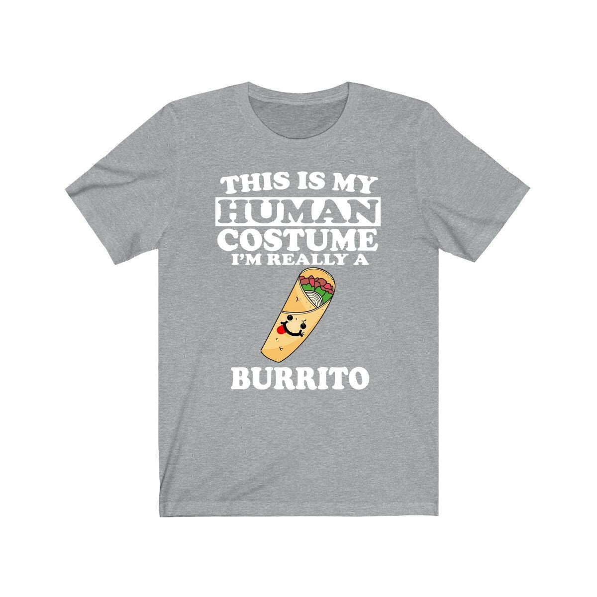 This Is My Human Costume I'm Really A Burrito Shirt, Burrito Lover Shirt, Burrito Shirt, Burrito Lover Gift, Animal Gift Image 3